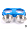 Stainless Steel Double Dog Bowl