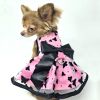 DoggieDesign All Aflutter Pink & Black Dog Dress