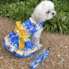 DoggieDesign Catching Waves Dog Dress with Matching Leash