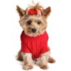 DoggieDesign Combed Cotton Cable Knit Dog Sweater