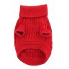 DoggieDesign Combed Cotton Cable Knit Dog Sweater