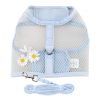 DoggieDesign Breathable Cool Mesh Dog Harness and Leash Set