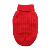 DoggieDesign Combed Cotton Cable Knit Dog Sweater