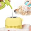 Mascotas Dog Bath Brush Silicone Massage Glove