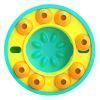 Interactive Dog Puzzle Feeder Slow Eating Treat Dispenser and IQ Training Toy