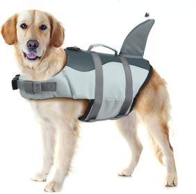 Dog Shark Fin Life Jacket Shark; Dog Lifesaver Vests with Rescue Handle (colour: Rose, size: XS)