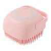 Soft Silicone Pet Hair Shampoo Comb Bath Brush for Dogs