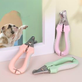 Stainless Steel Dog Nail Clippers with Safety Guard (Article No: 1pcs, Color: Green)