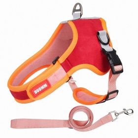 Easy Strap Dog Harness (colour: red, Specification (L * W): S)