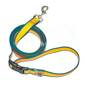 Multi-functional Hands-Free Leash w/ Adjustable straps/belt (Color: Orange-blue)