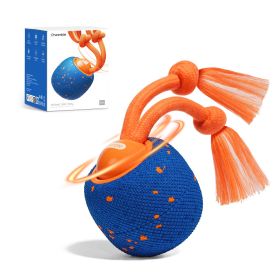 Cheerble Wicked Rolly Ball Interactive Dog Toy, Medium/Large Dogs (Color: Blue)