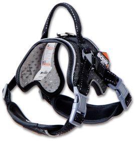 Scorpion Sporty High-Performance Free-Range Dog Harness (Color: Black, size: large)