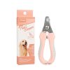Stainless Steel Dog Nail Clippers with Safety Guard