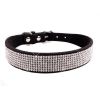 CollarHaus Luxury Rhinestone Dog Collar with Crystal Glitter and Zinc Alloy Buckle Small/Medium Dogs
