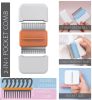Pet Life 'Zipocket' 2-in-1 Underake and Stainless Steel Travel Grooming Dog Comb