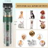 Rechargeable Cordless Dog Hair Clippers Set Low Noise Pet Grooming Clippers