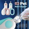 Dog Nail Clippers with LED Light