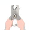 Stainless Steel Dog Nail Clippers with Safety Guard