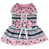 DoggieDesign Dots & Stripes Harness Dress