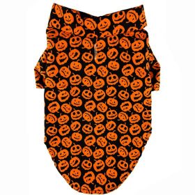 DoggieDesign Halloween Camp Shirts (Color: Halloween Jack-o-Lanterns, size: XX-Small)