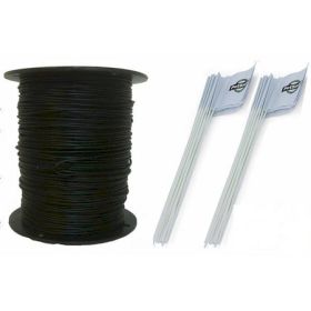 Essential Pet Heavy Duty Pet Fence Wire & Flag Kit (Option: Ground Fence Wire and Flag Kit 1000 Feet)