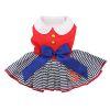DoggieDesign Sailor Girl Dress with Matching Leash