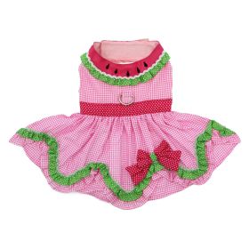DoggieDesign Watermelon Dog Harness Dress by Doggie Design (size: X-Small)