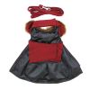 DoggieDesign Wool Fur-Trimmed Dog Harness Coat